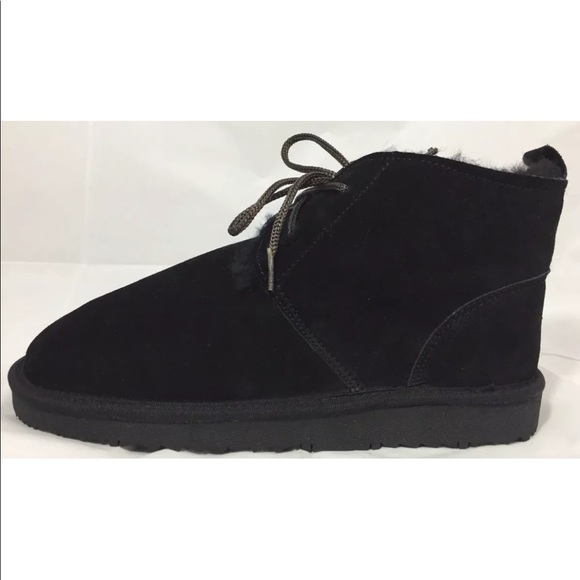 New AUABP Australia Mid Cut Boots Winter Women Black Sheep Leather Lining 11 - Picture 10 of 11